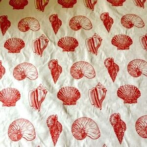 7 Yards Reversible Upholstery Fabric Coastal Theme